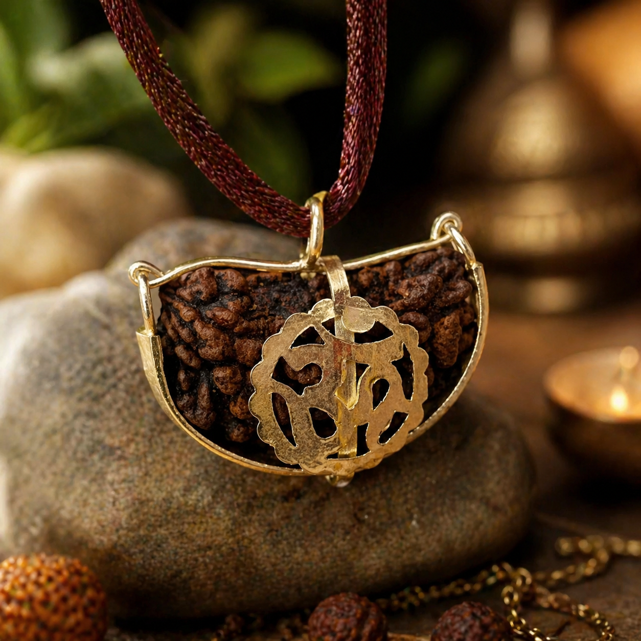 Ek Mukhi Rudraksh Pendant