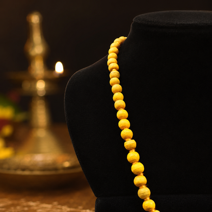 Haldi Mala with Baglamukhi Yantra