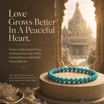 Iranian Firoza (Turquoise) Bracelet | Lab Certified