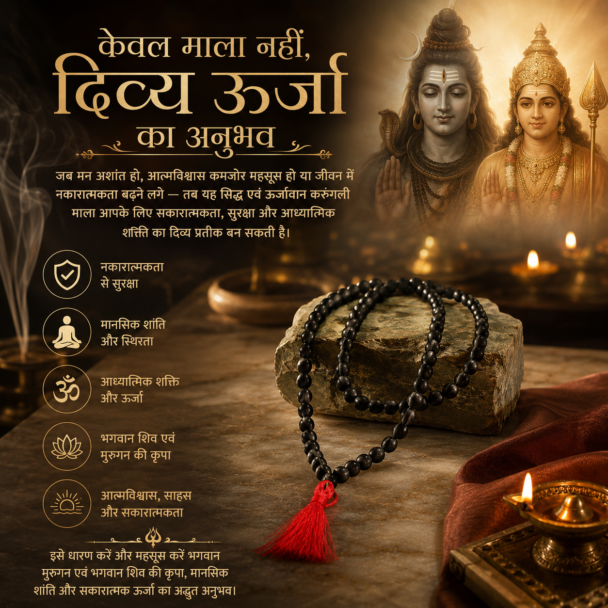 Karungali Mala  |  Certified & Energized  |  108 Beads