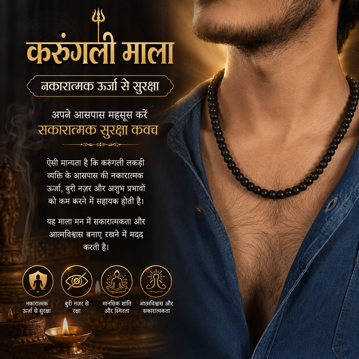 Karungali Mala  |  Certified & Energized  |  108 Beads