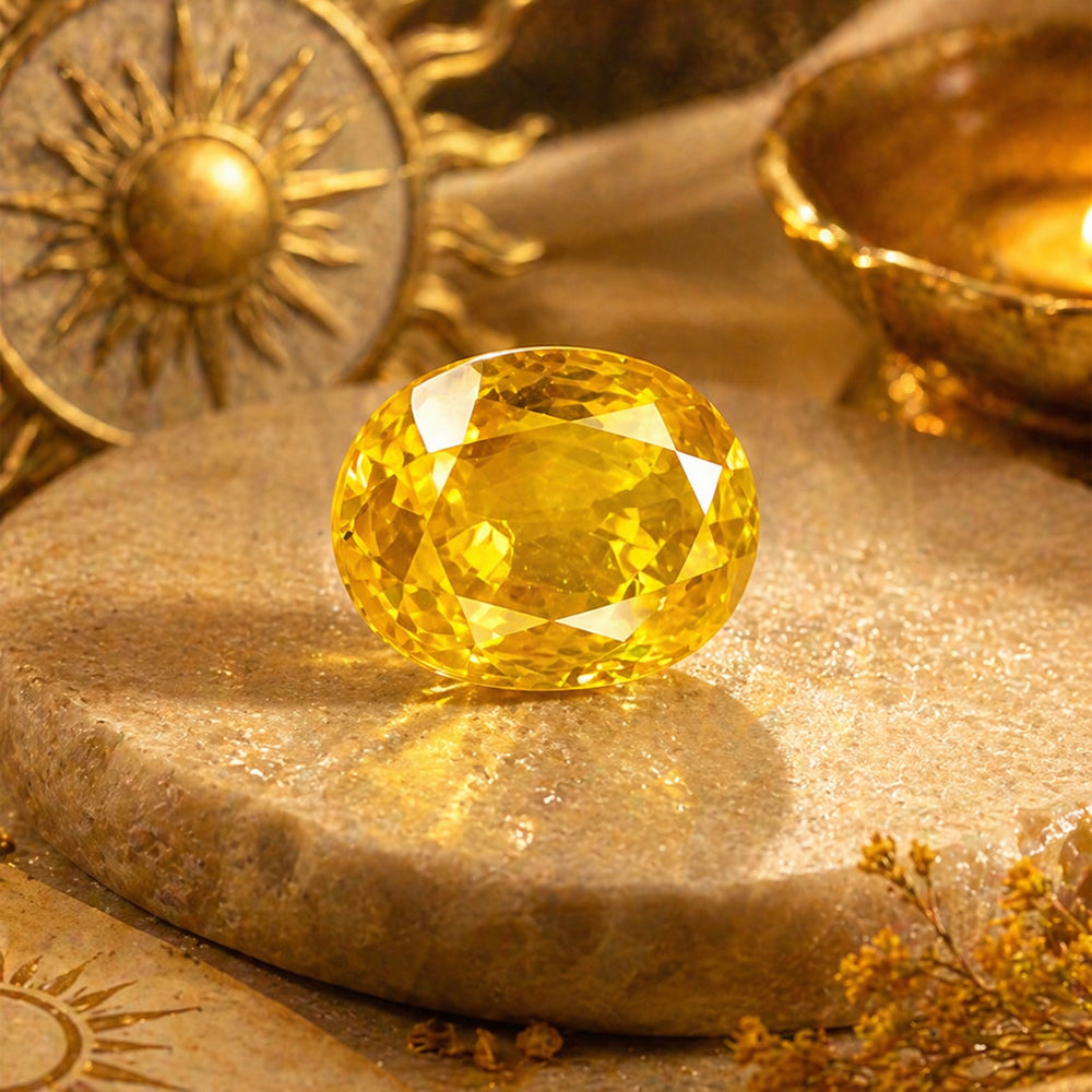 Yellow Sapphire (Pukhraj Stone)
