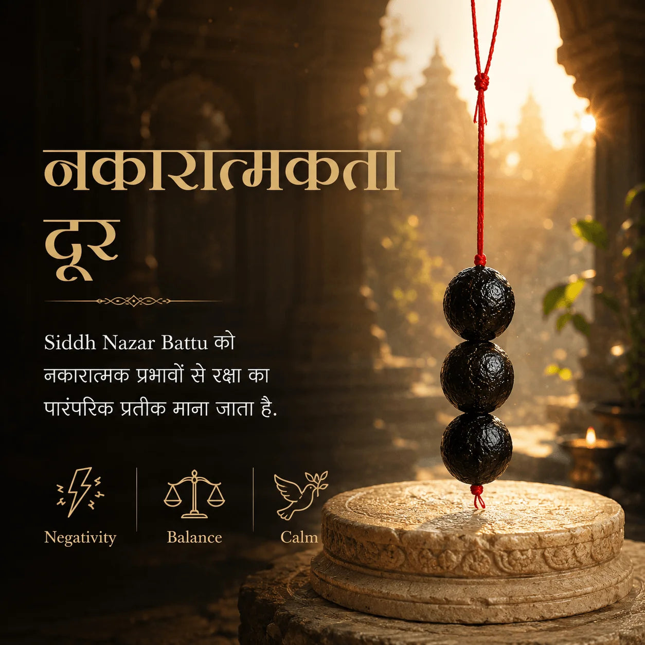 Siddh Vedic Nazar Battu | Abhimantrit & Energised