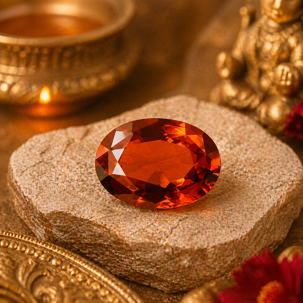 Hessonite (Gomed Stone)