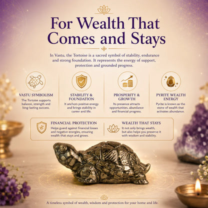 Siddh Pyrite Tortoise (Kachhua)