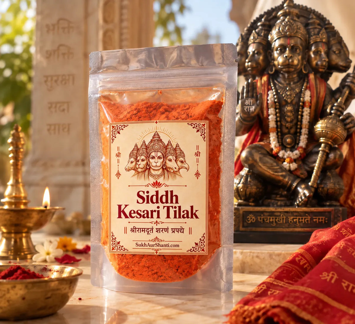 Siddh Hanuman Kripa Kesari Tilak (शुभ मुहूर्त में सिद्ध किया हुआ)